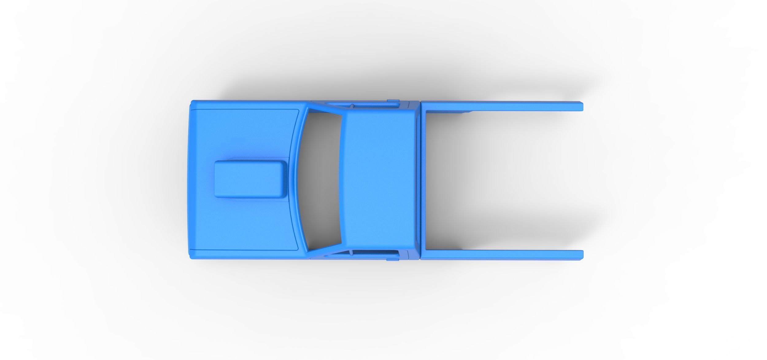 Shell of Mud dragster 4wd Version 2 Scale 1 to 25 3D print model_8