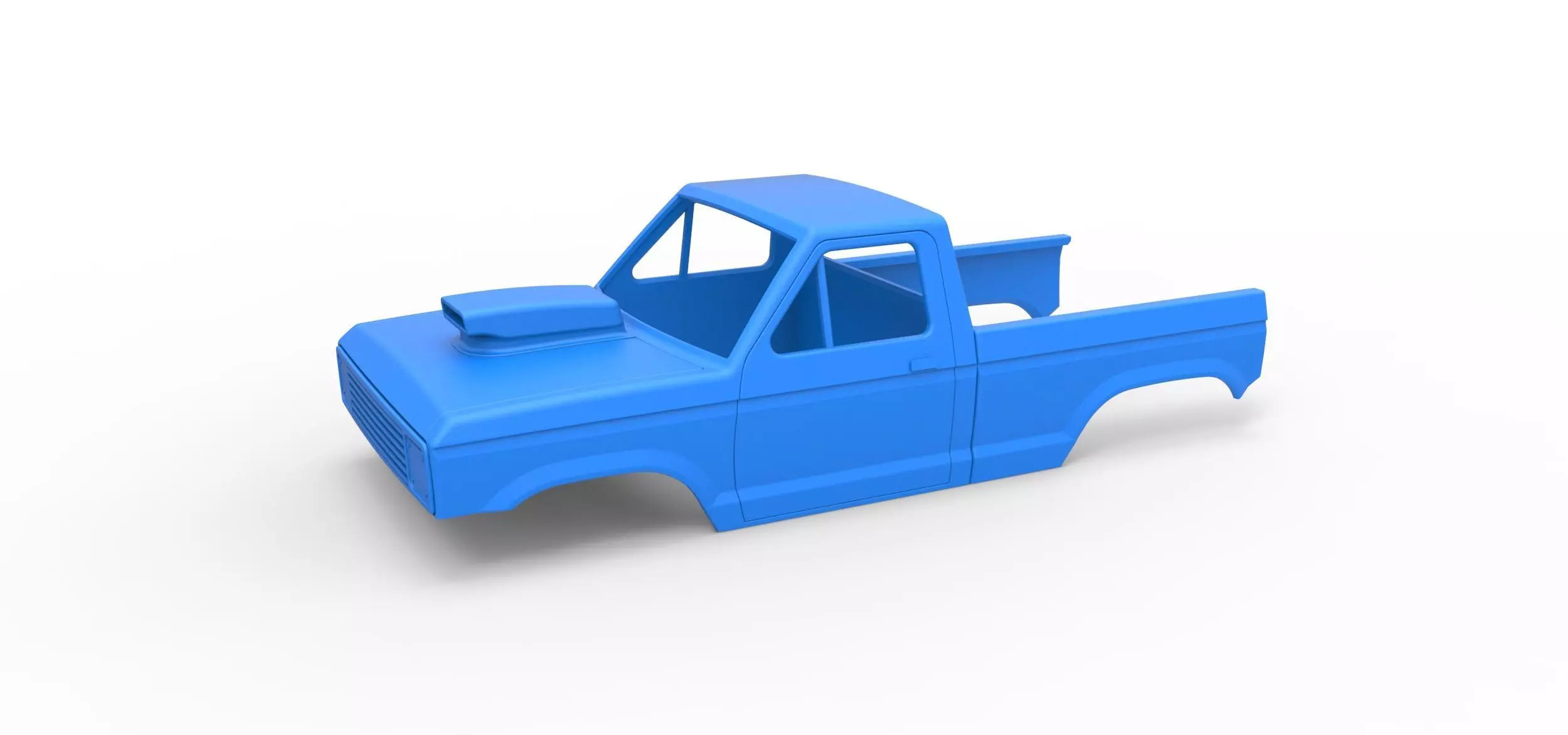 Shell of Mud dragster 4wd Version 2 Scale 1 to 25 3D print model_0