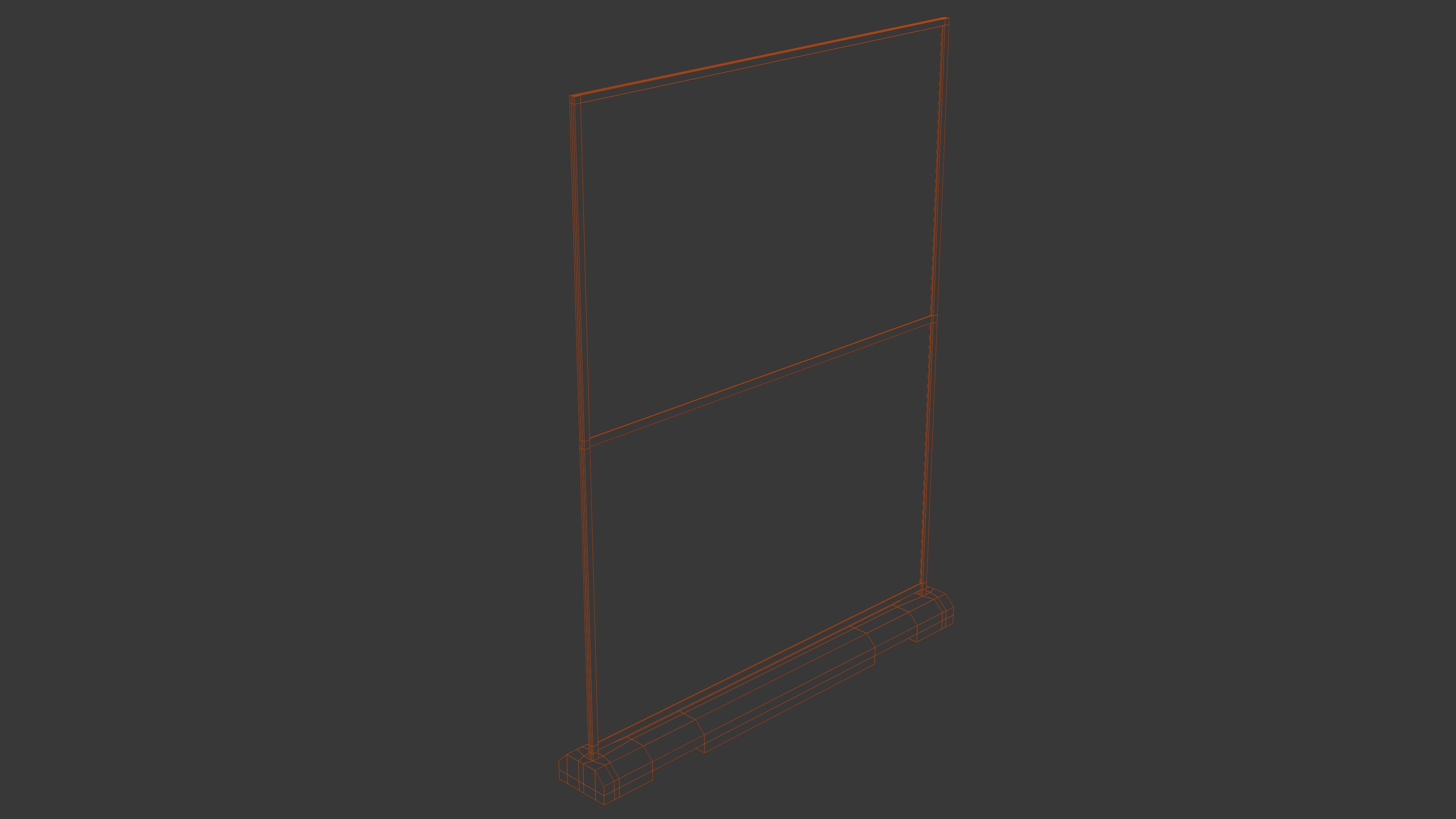 Dirty Concrete Street Barrier Collection Low-poly 3D model_15