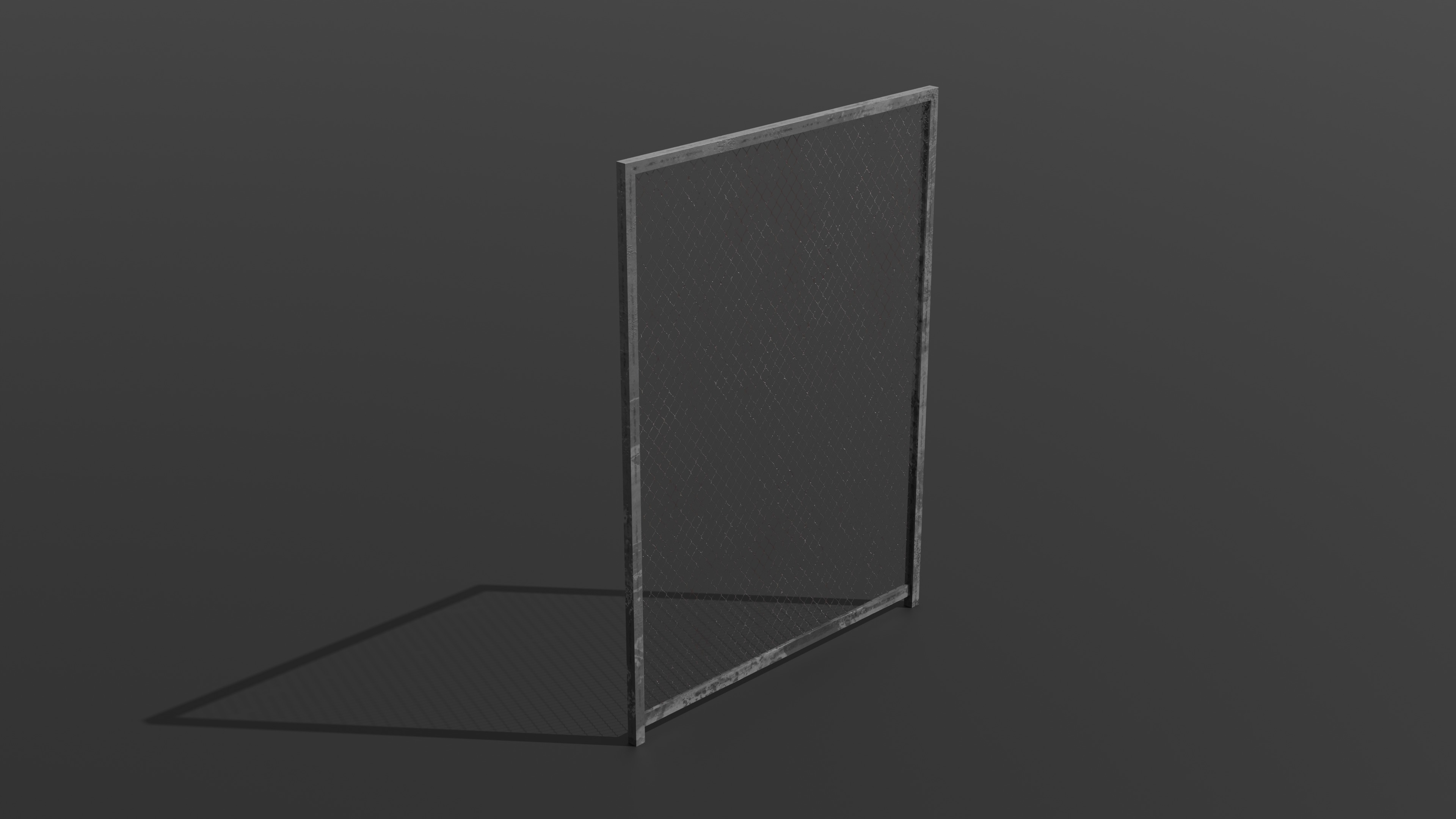 Dirty Concrete Street Barrier Collection Low-poly 3D model_32