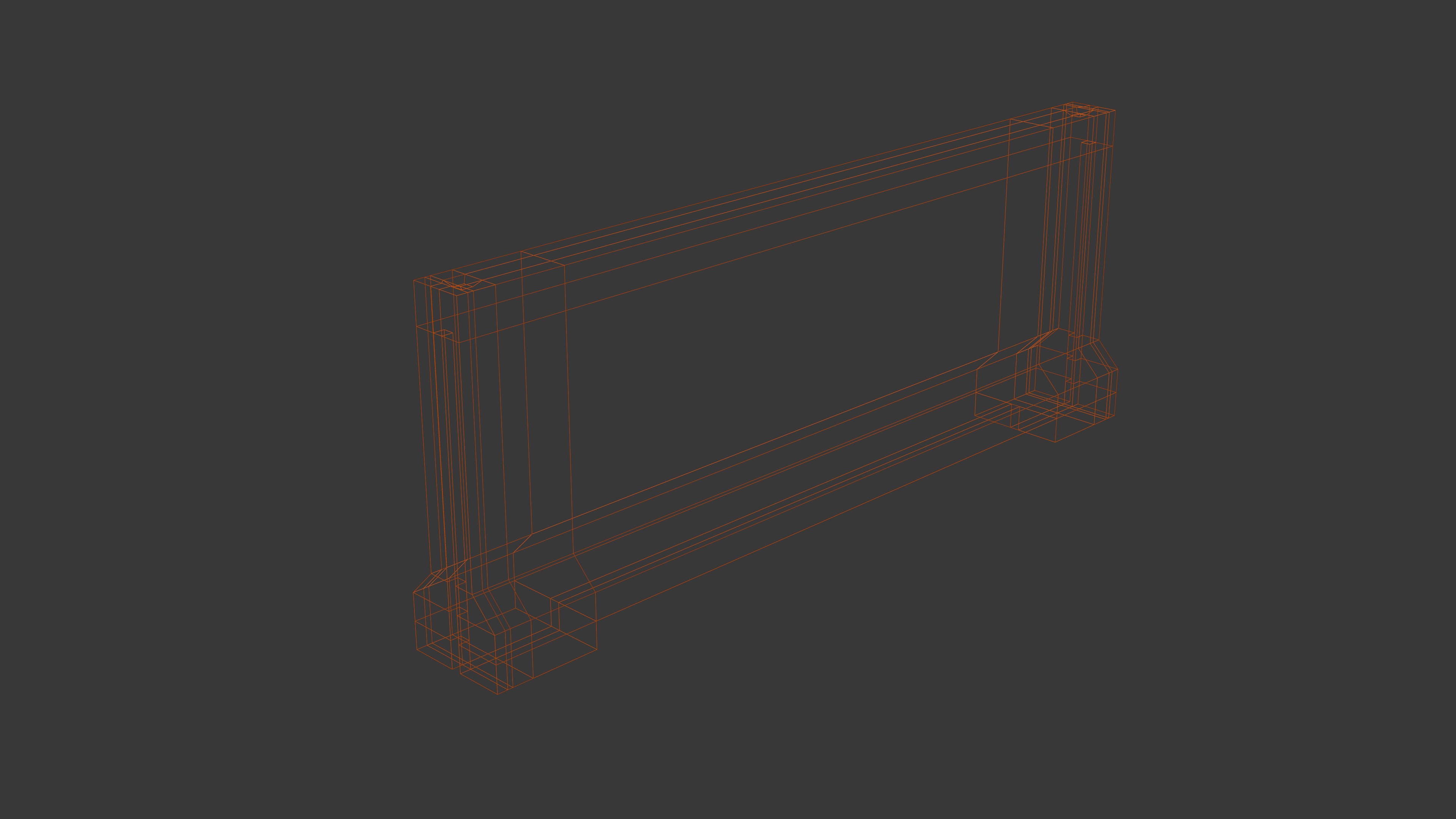 Dirty Concrete Street Barrier Collection Low-poly 3D model_29