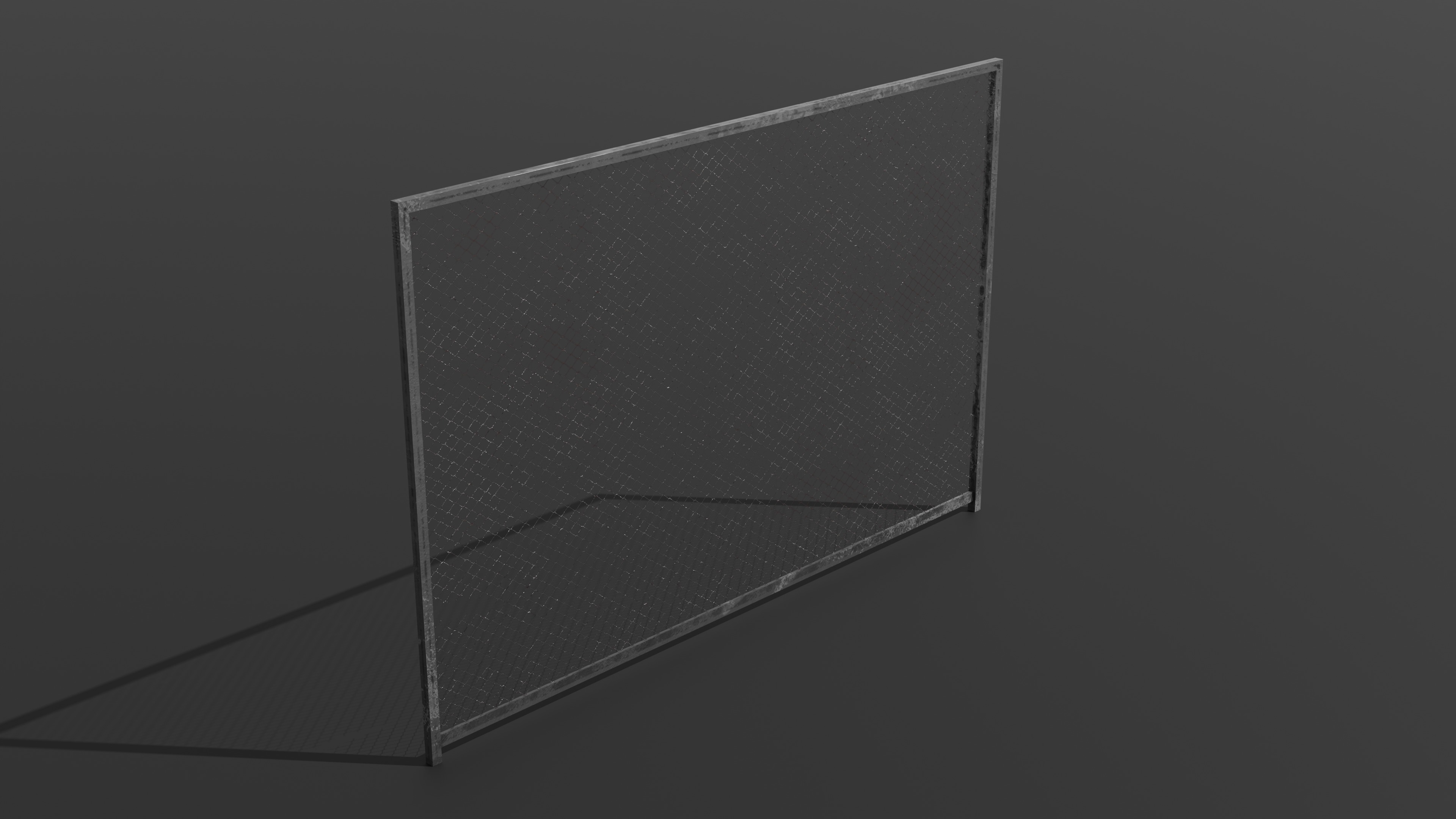 Dirty Concrete Street Barrier Collection Low-poly 3D model_30