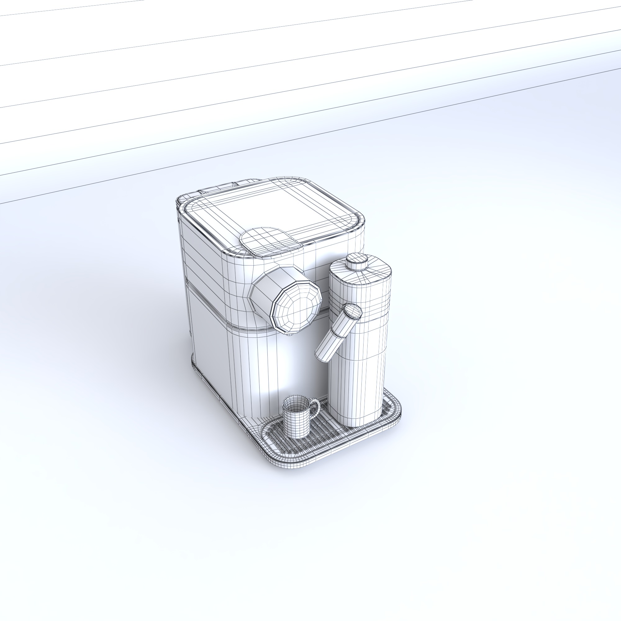 Coffee machine 3D model_13