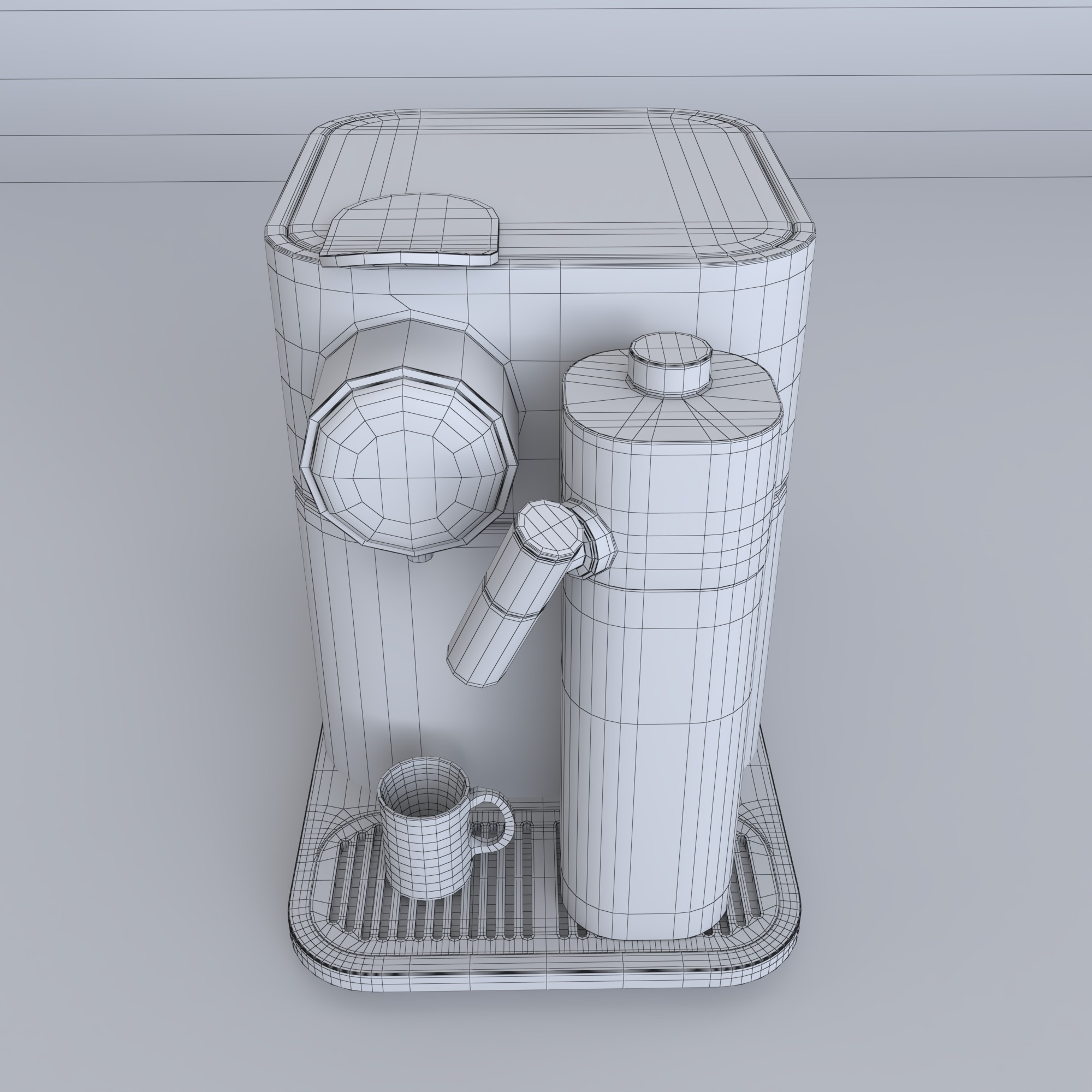 Coffee machine 3D model_10