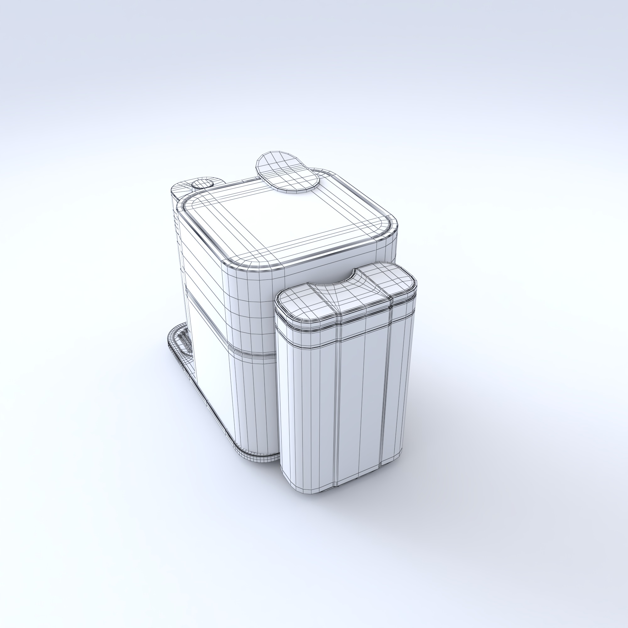 Coffee machine 3D model_14