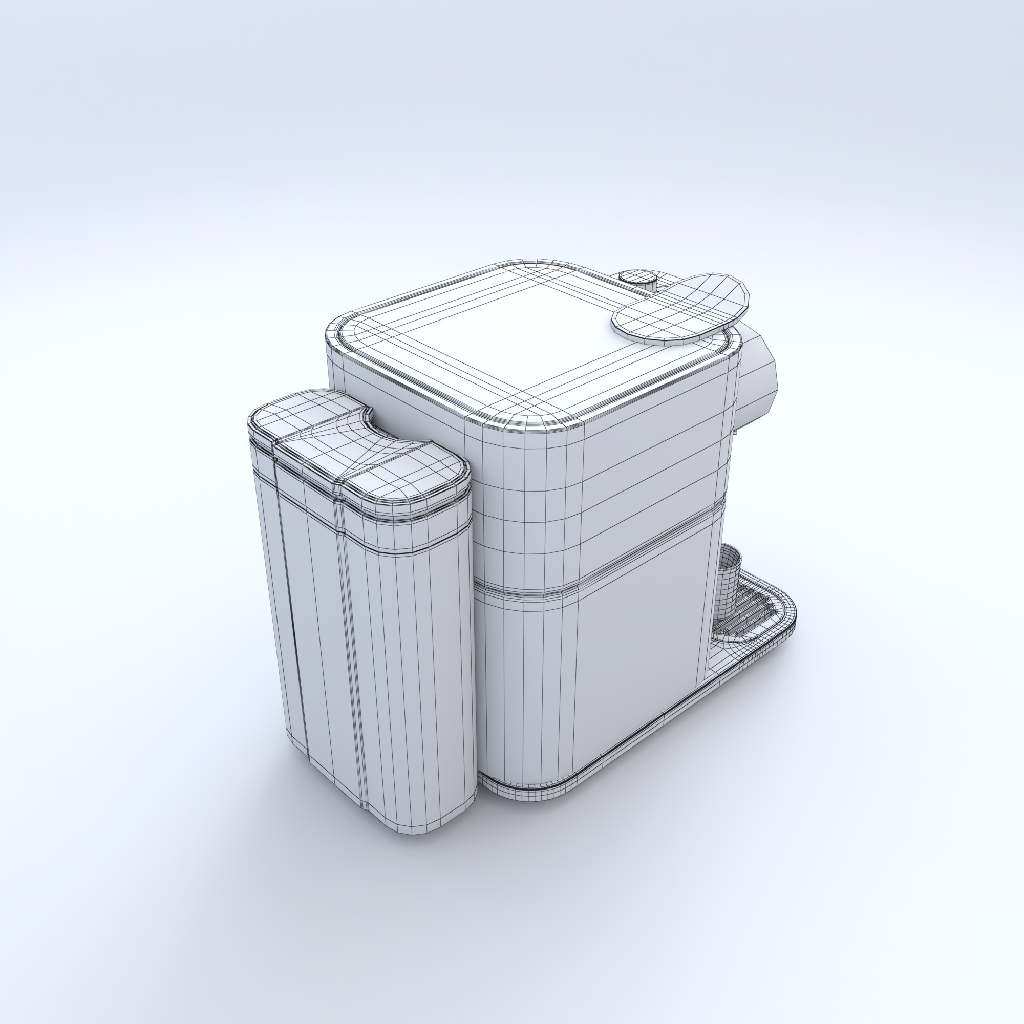 Coffee machine 3D model_12