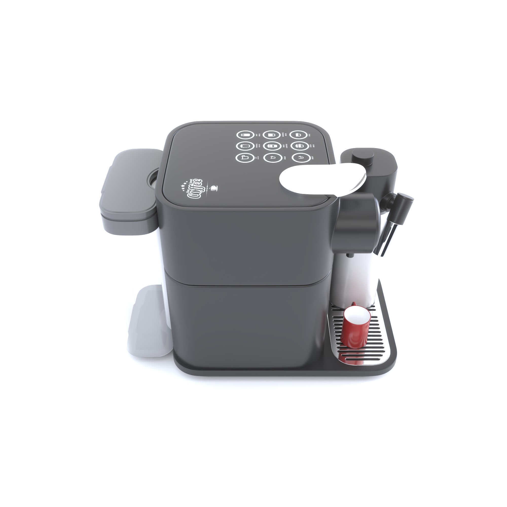 Coffee machine 3D model_7