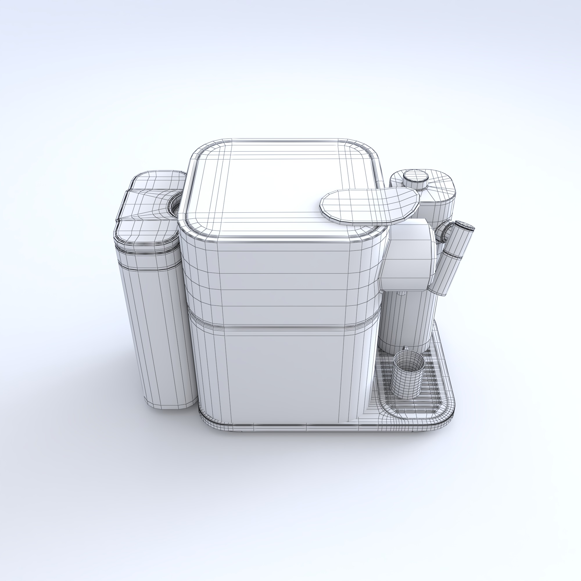 Coffee machine 3D model_16