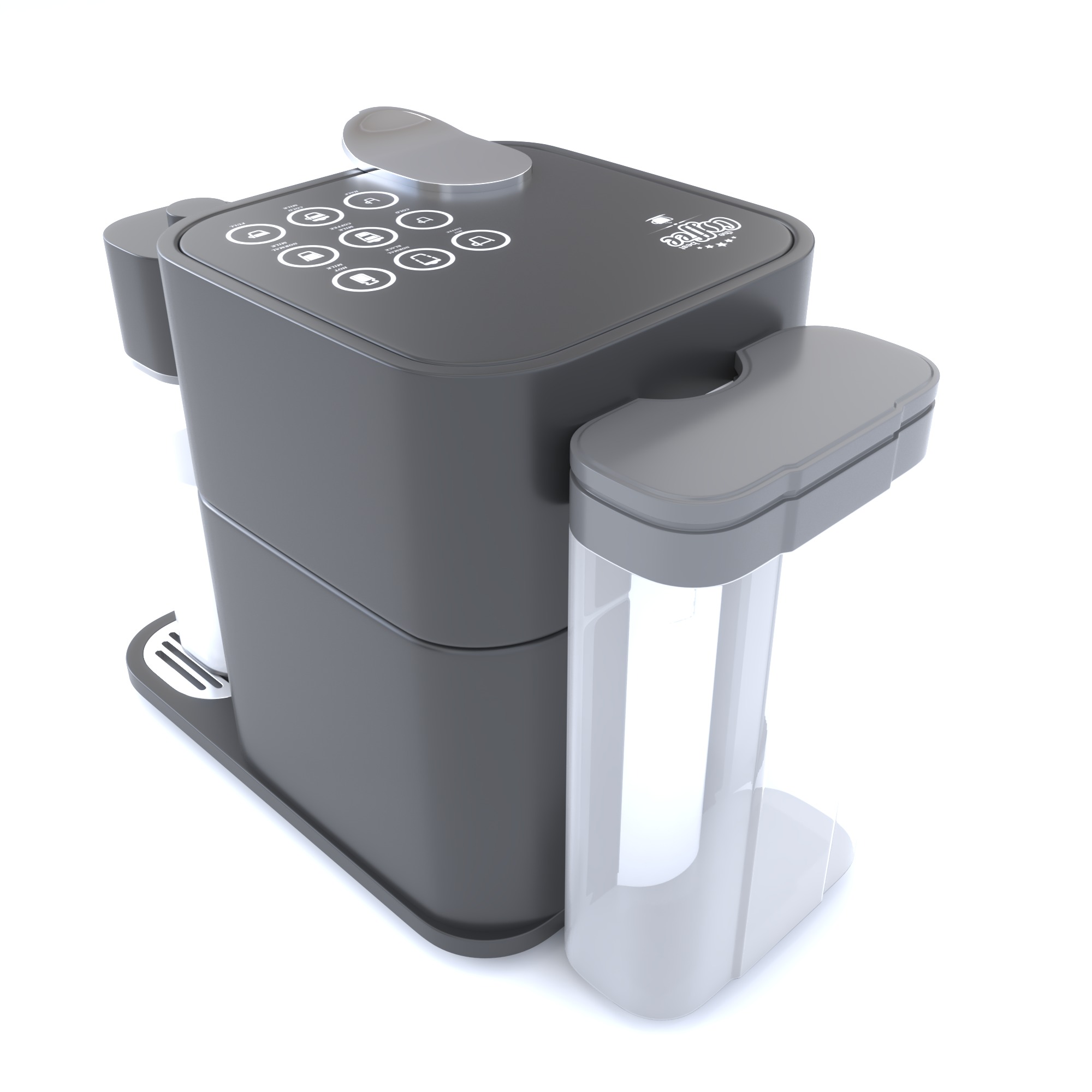 Coffee machine 3D model_3