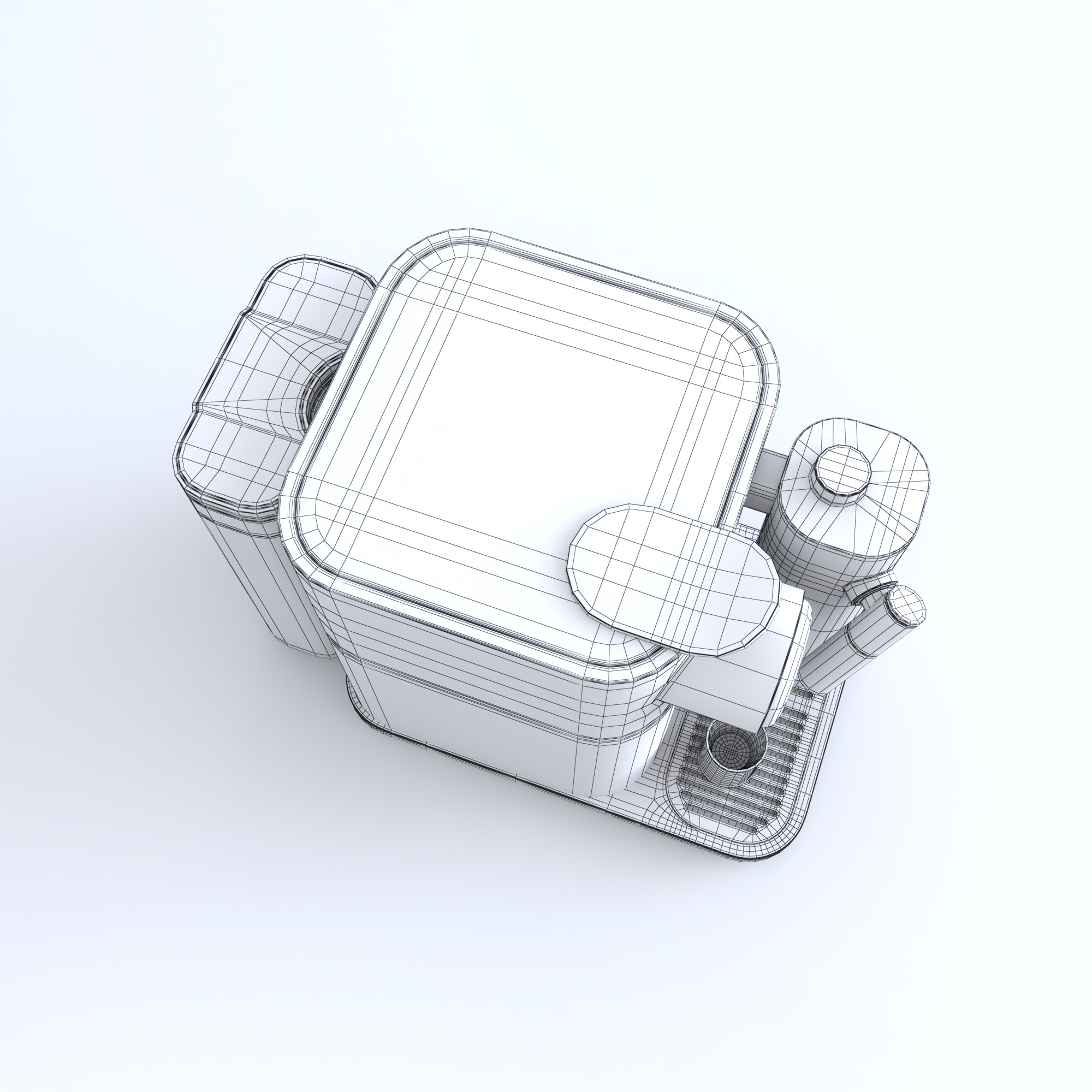 Coffee machine 3D model_17