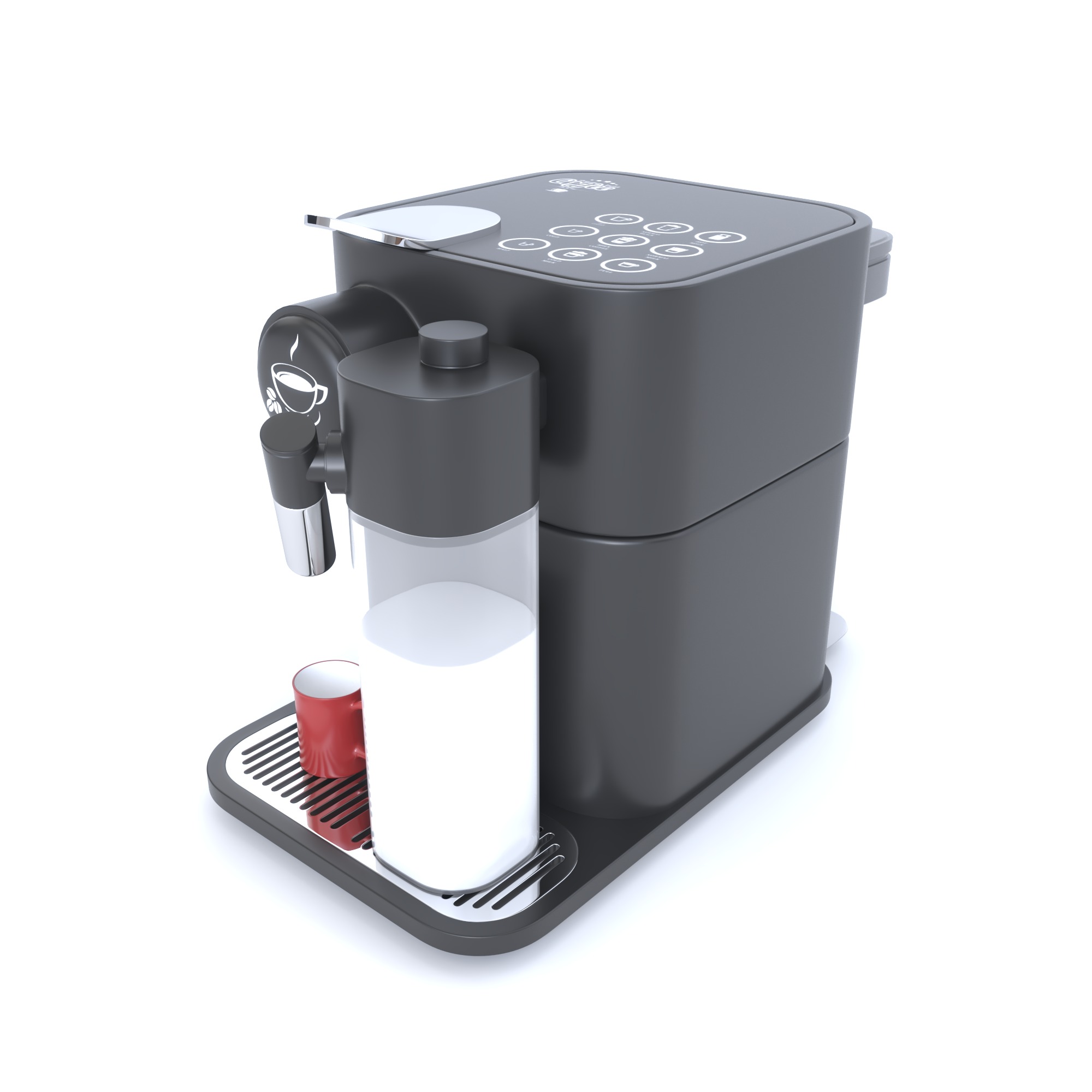 Coffee machine 3D model_2