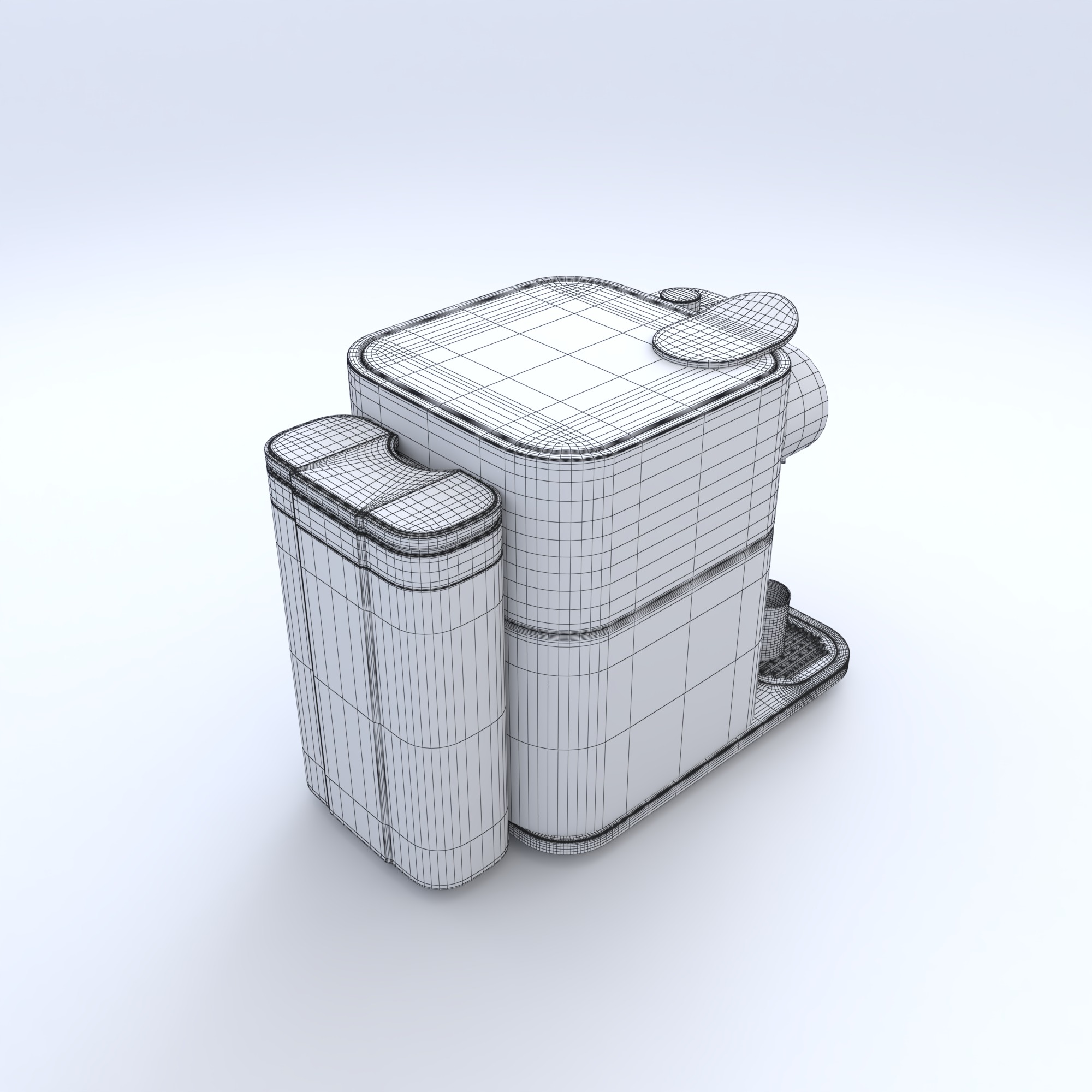 Coffee machine 3D model_20