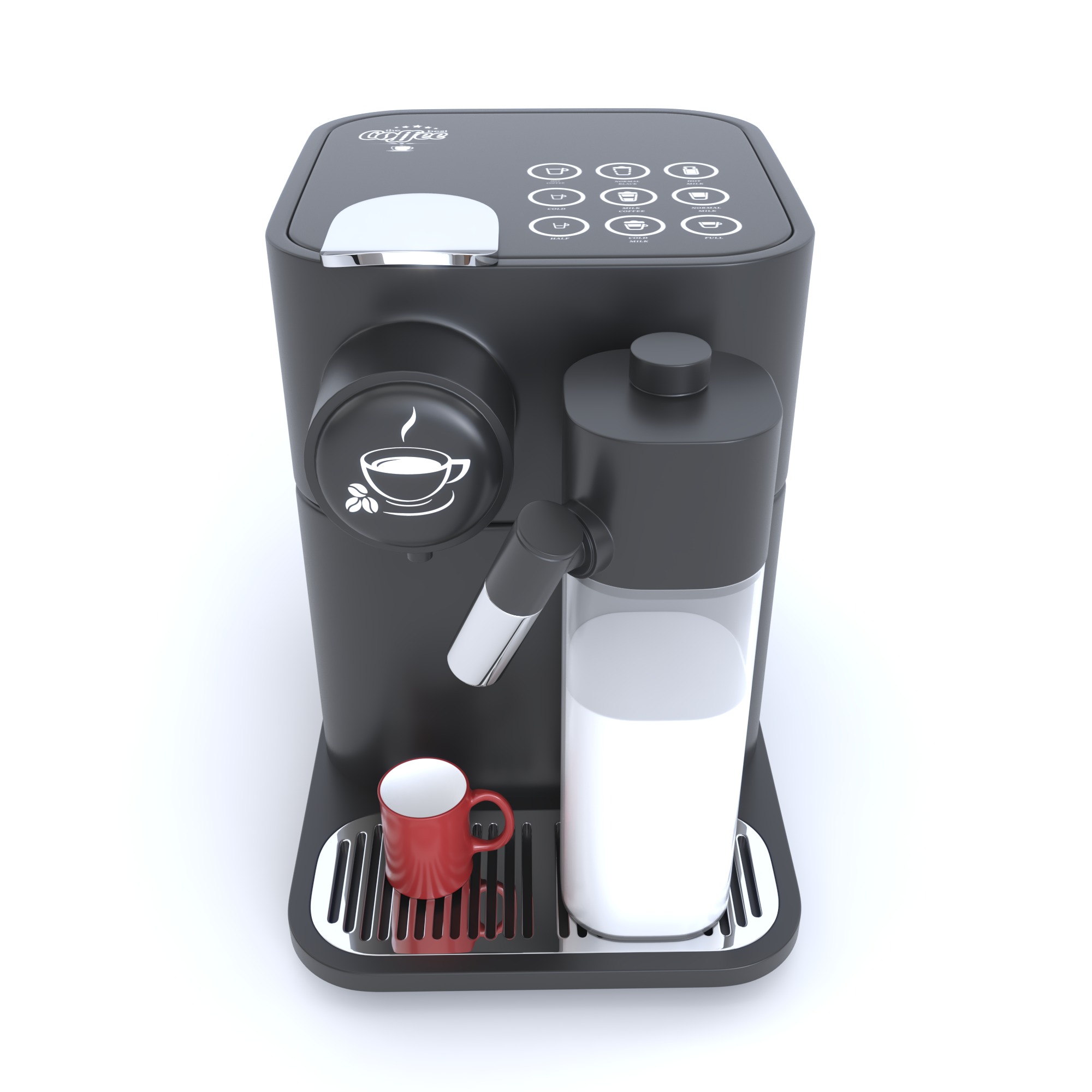 Coffee machine 3D model_1