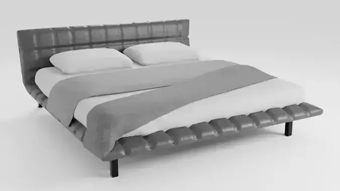 A bed that embodies luxury and modern design