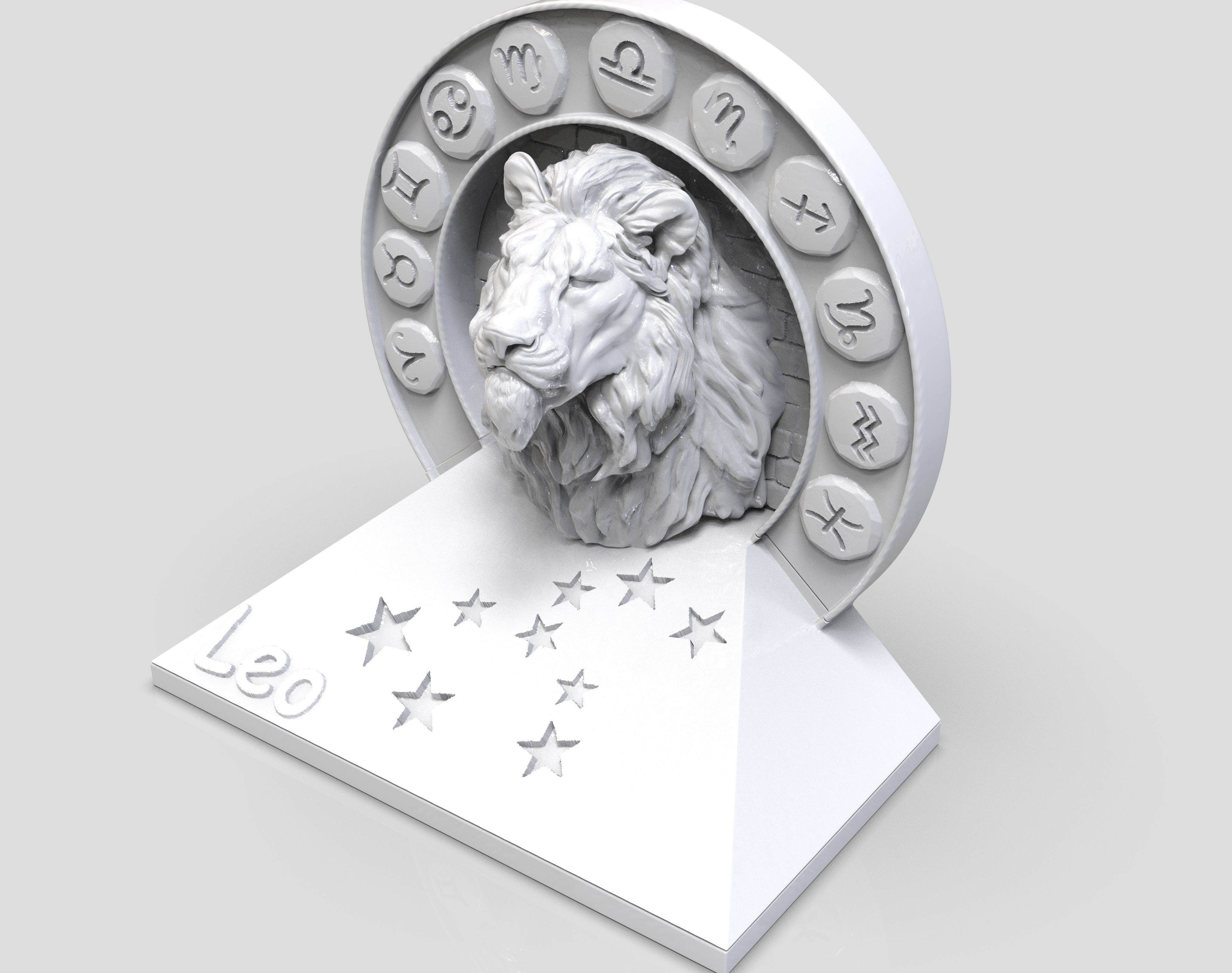 Leo  3d printable model 3D print model_3