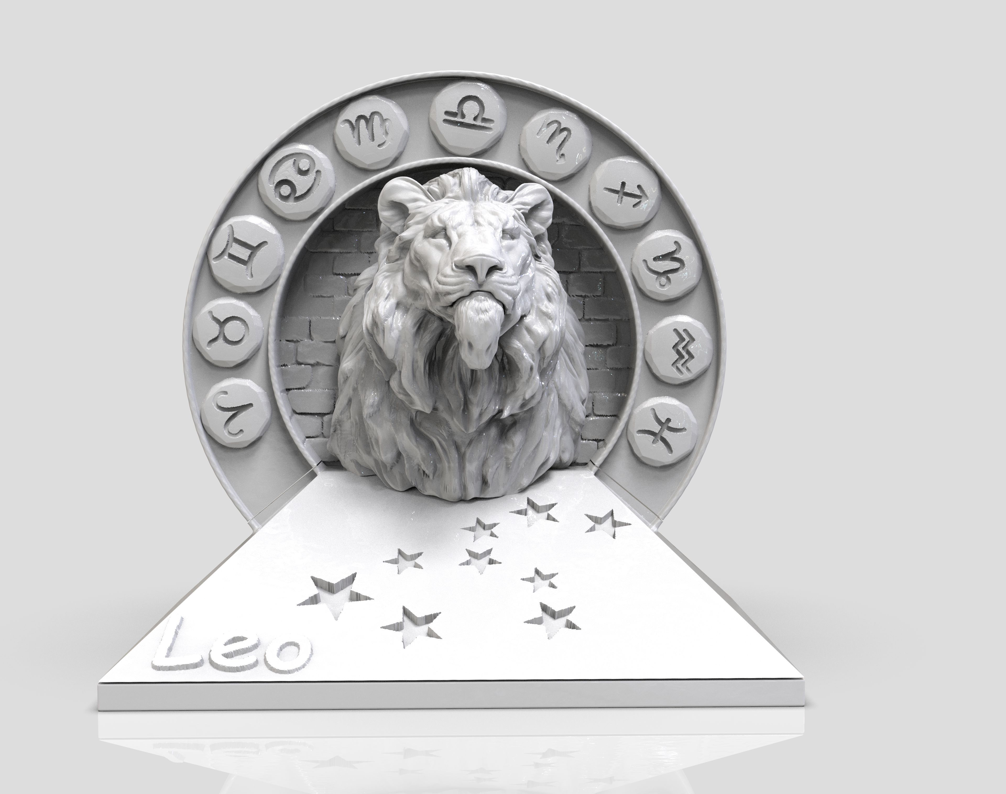 Leo  3d printable model 3D print model_2