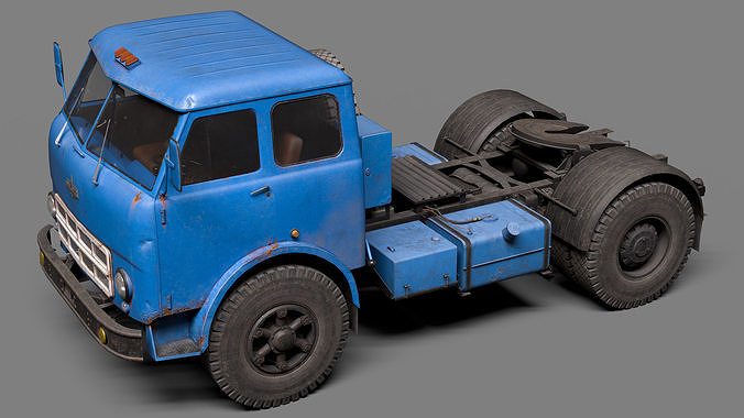 Maz-504 semi-trailer truck 3D model
