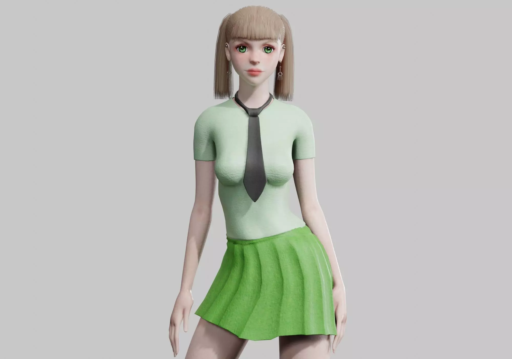sweet Basic Woman V29212 Low-poly 3D model