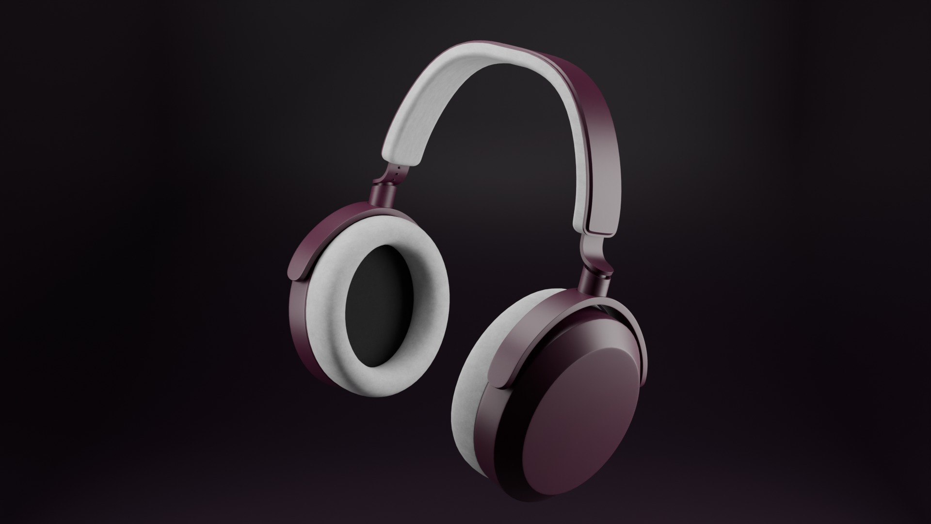 Gaming Headphones Low-poly 3D model_11