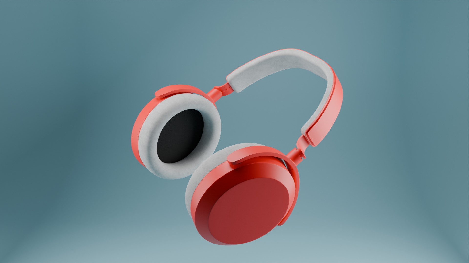 Gaming Headphones Low-poly 3D model_9