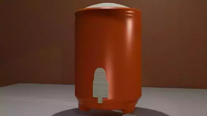 Realistic Pakistani Water Cooler 3d Model By MA3D24 Low-poly 3D model
