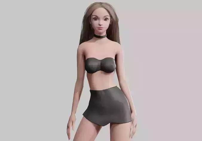 classic Pretty Woman V29250  Low-poly 3D model classic Pretty Woman V29250  Low-poly 3D model