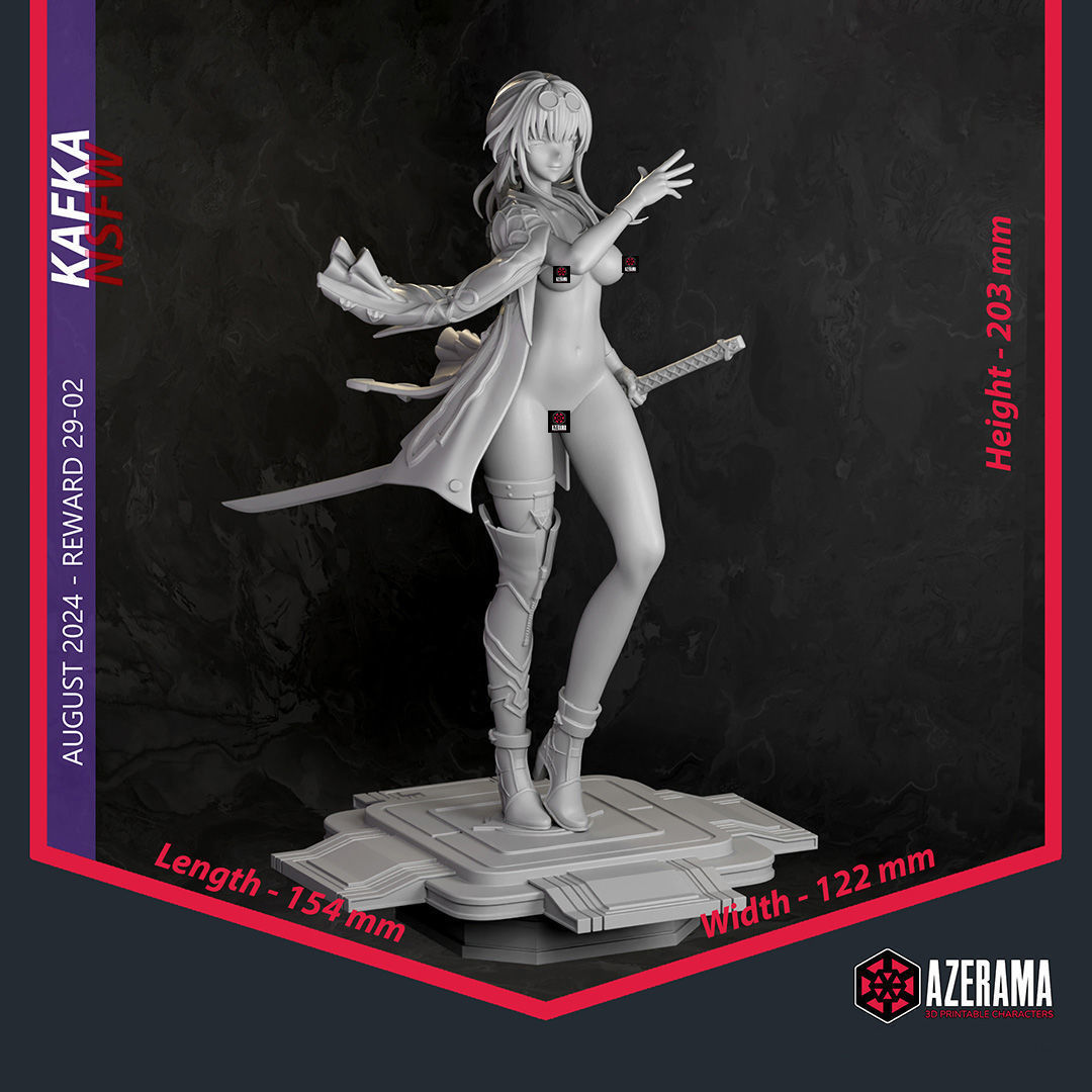 Kafka NSFW STL Ready for 3D Printing 3D print model_1