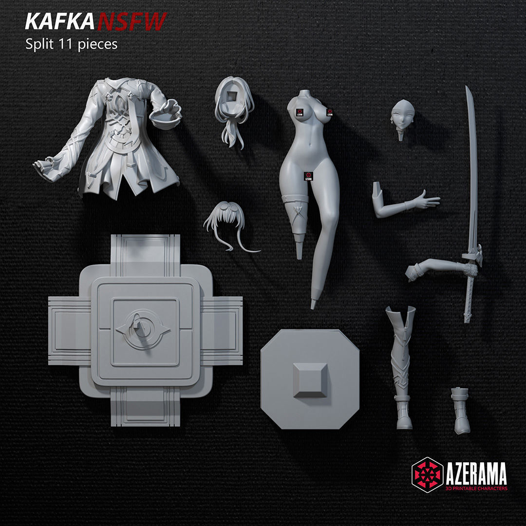 Kafka NSFW STL Ready for 3D Printing 3D print model_3