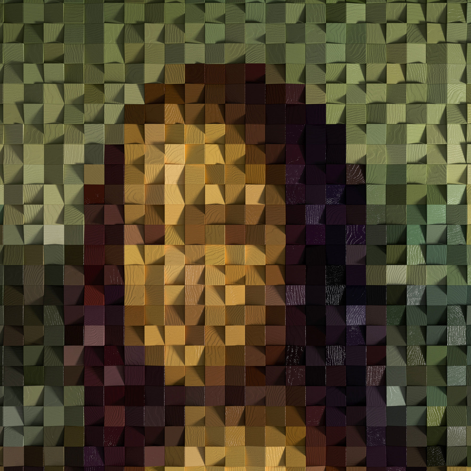 Mona Lisa Wall Decor 3D model_2