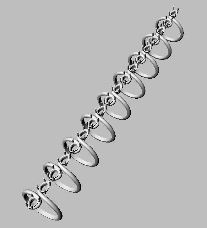 Gemstone Ring 3D print model_6