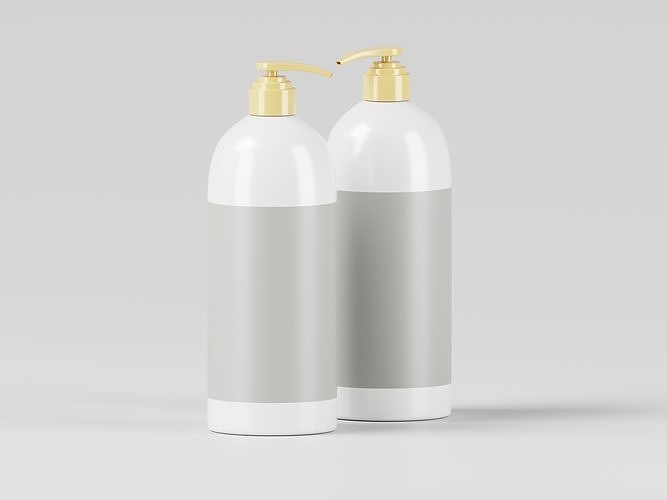 Free Hand Sanitizer Pump Bottle 3D Model Low-poly 3D model