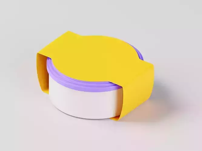 Food Storage Boxes 3D Model