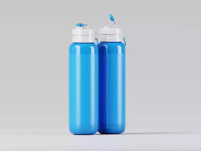 Generic Sports Water Bottle 3D Model