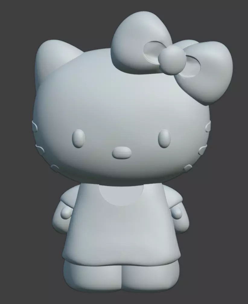 Hello Kitty 3D print model