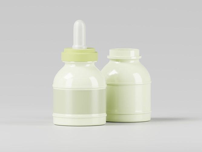 Feeding Bottle 3D Model Low-poly 3D model