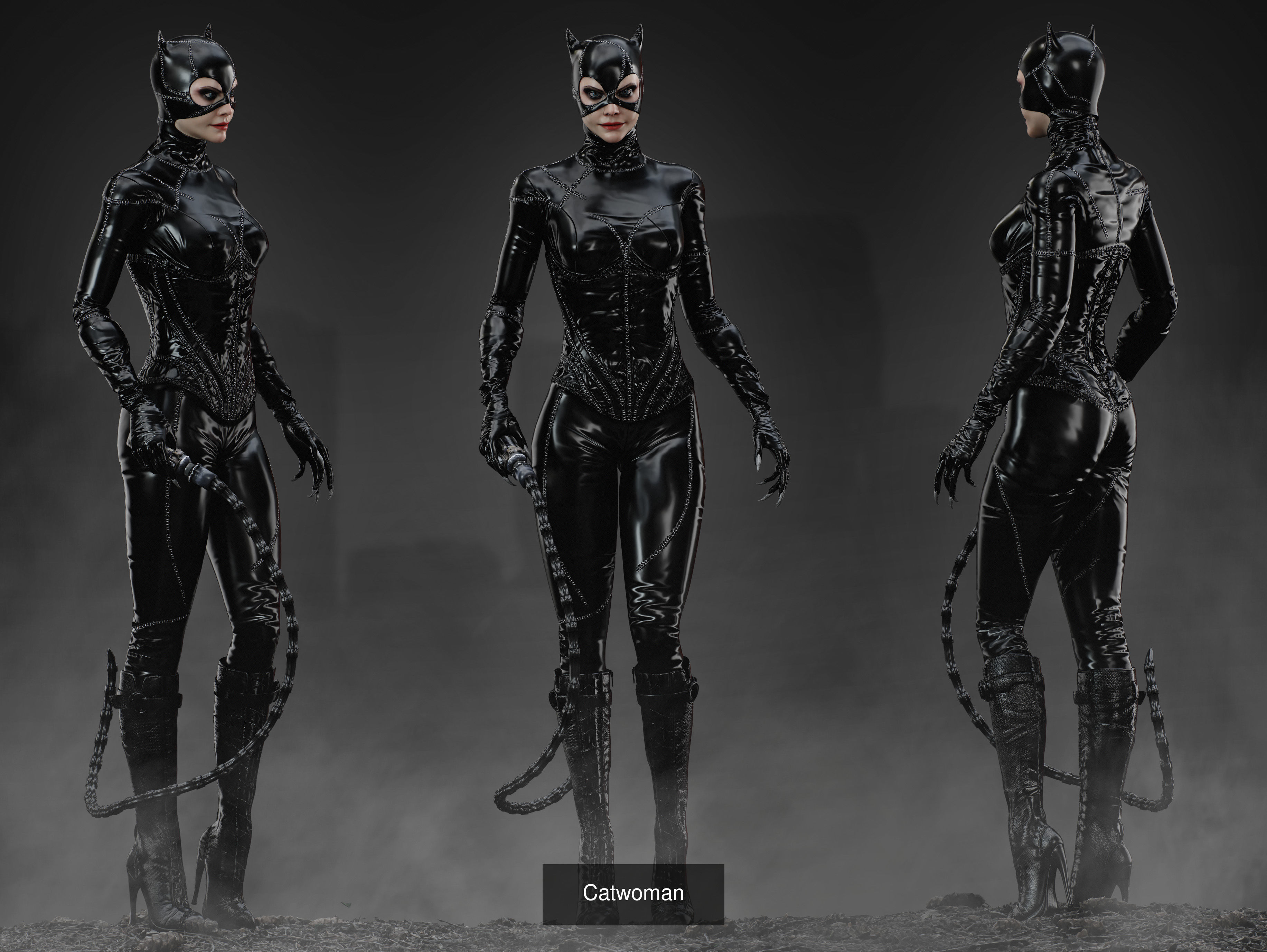 Batman Villains pack 3D Model Collection_8