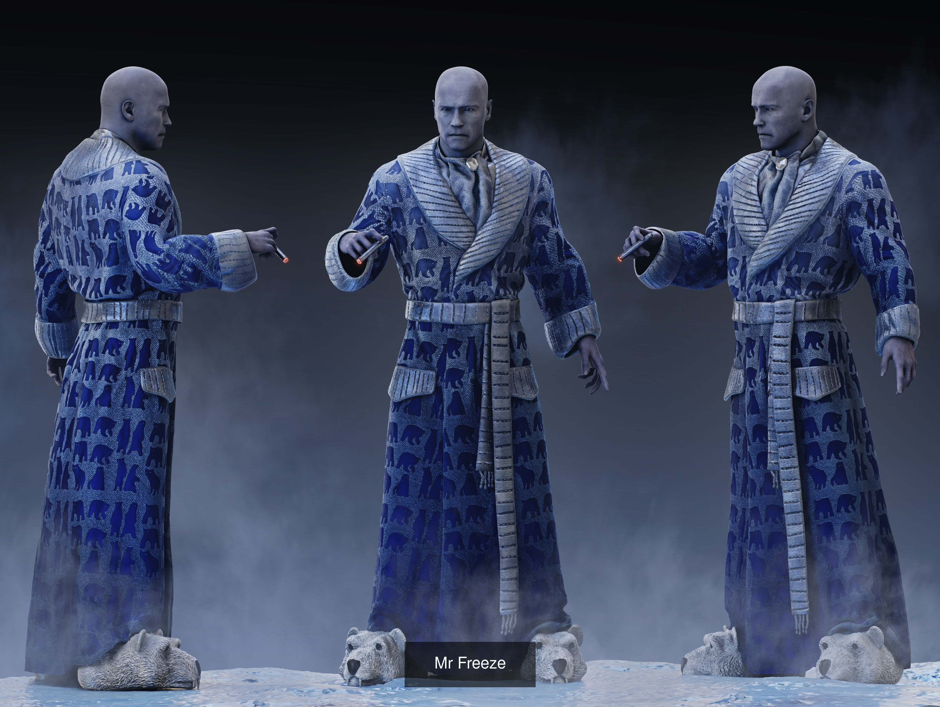 Batman Villains pack 3D Model Collection_5