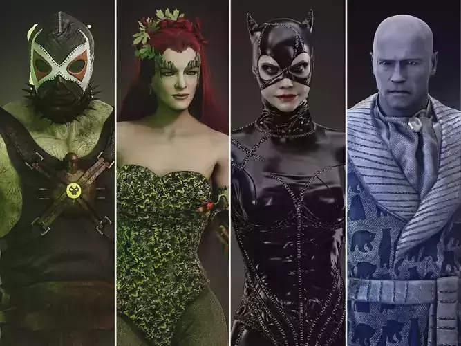 Batman Villains pack 3D Model Collection