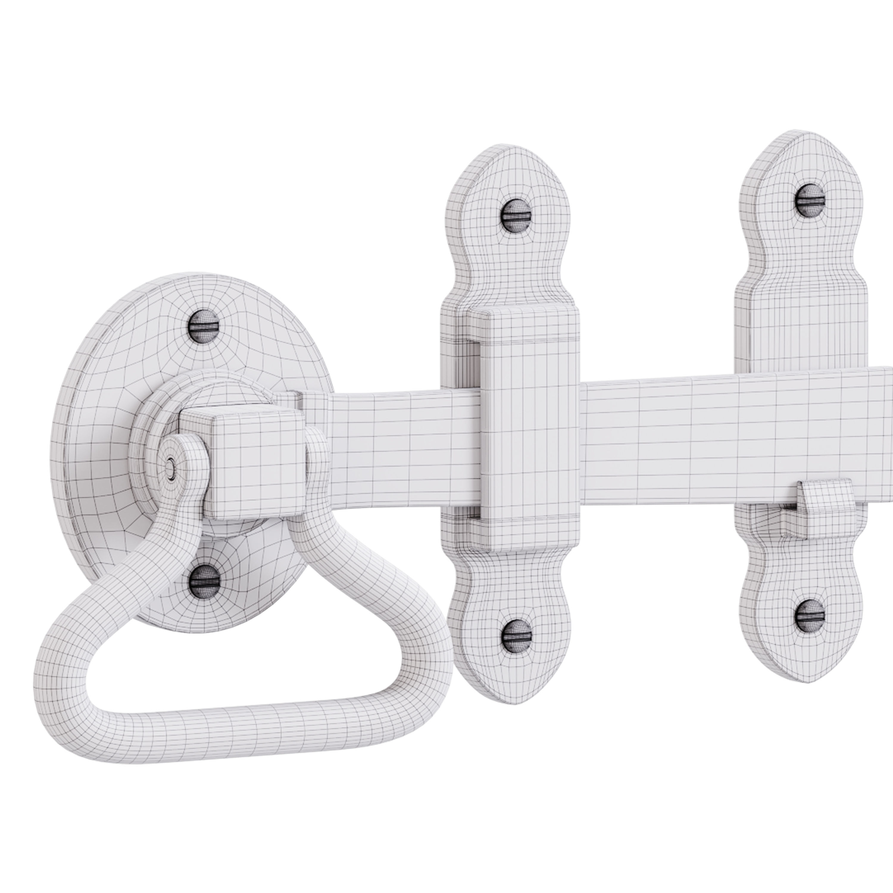 Door Latch 3D model_14