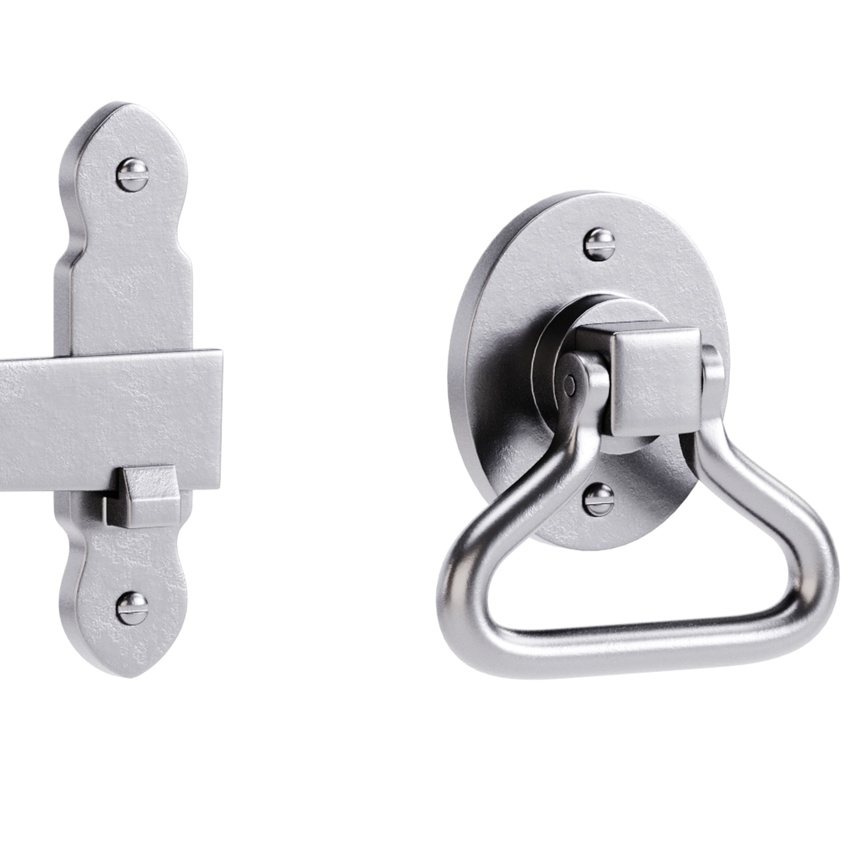 Door Latch 3D model_2