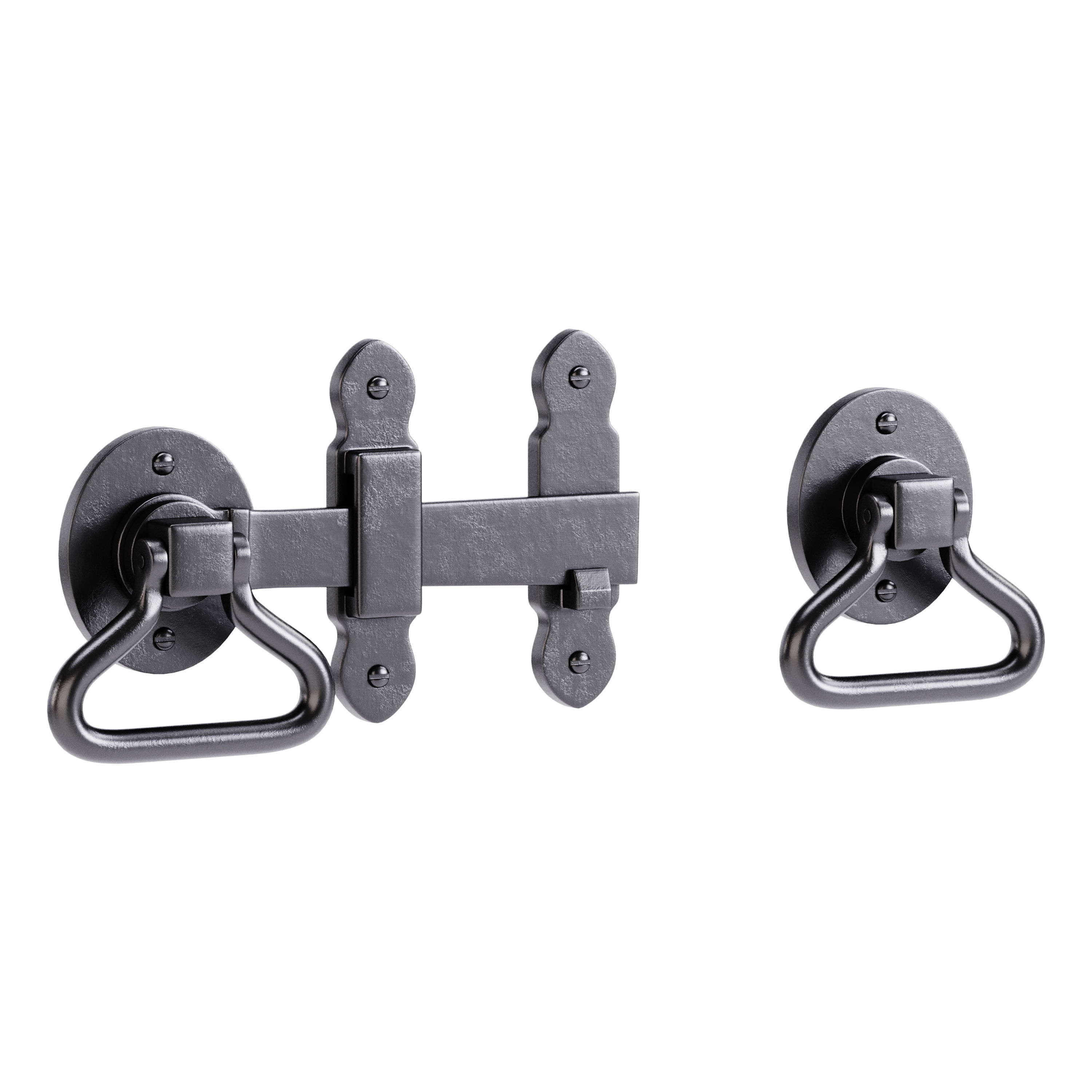 Door Latch 3D model_1