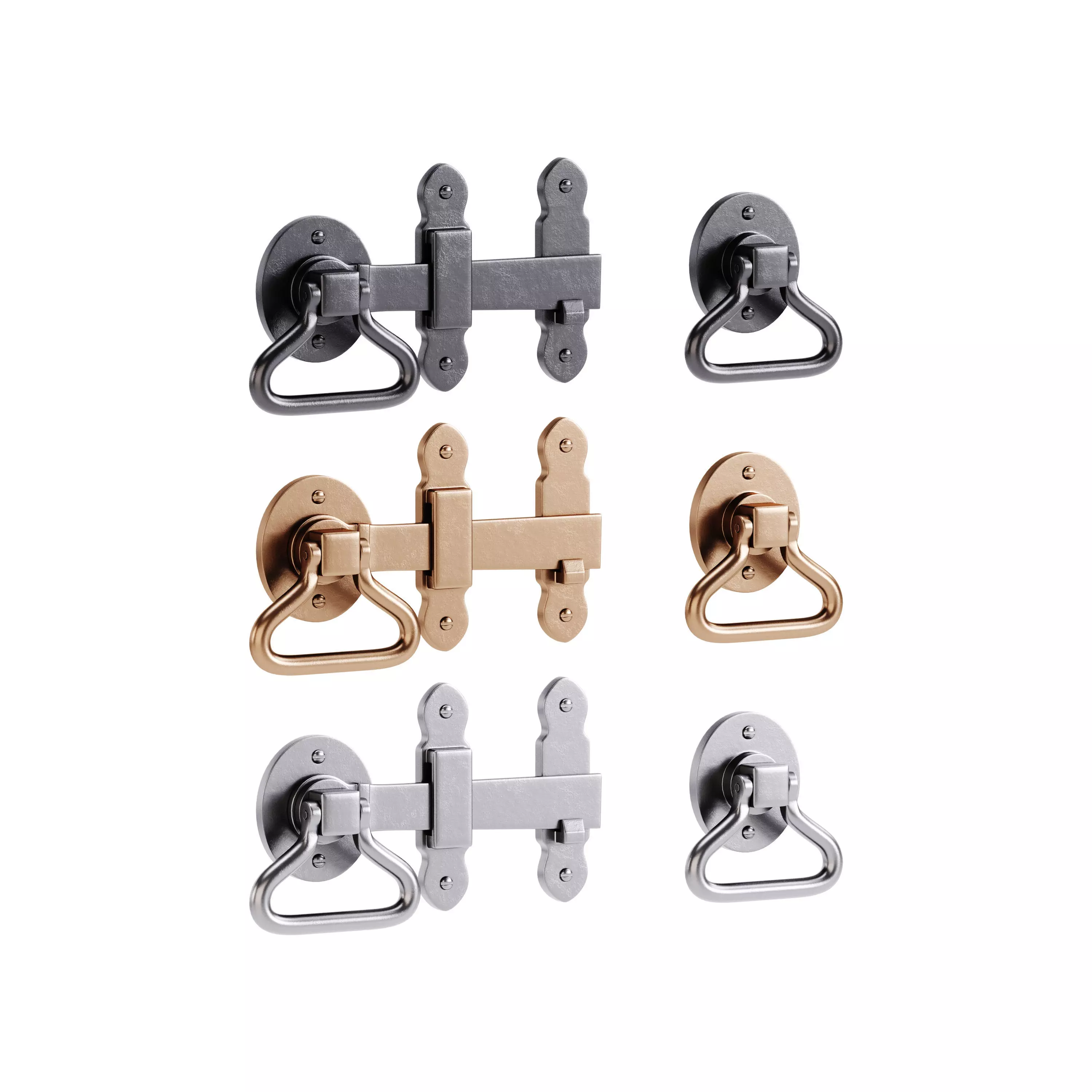 Door Latch 3D model_0