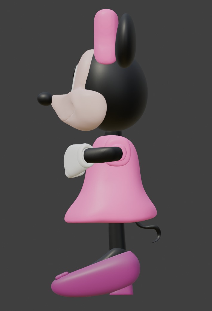 Minnie Mouse 3D print model_1