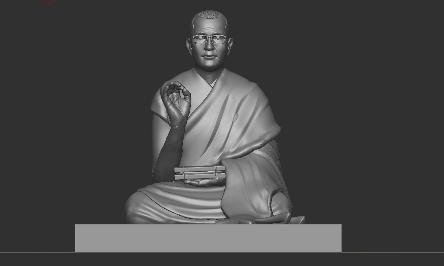 Holiness Sakya Trizen 3D print model_6