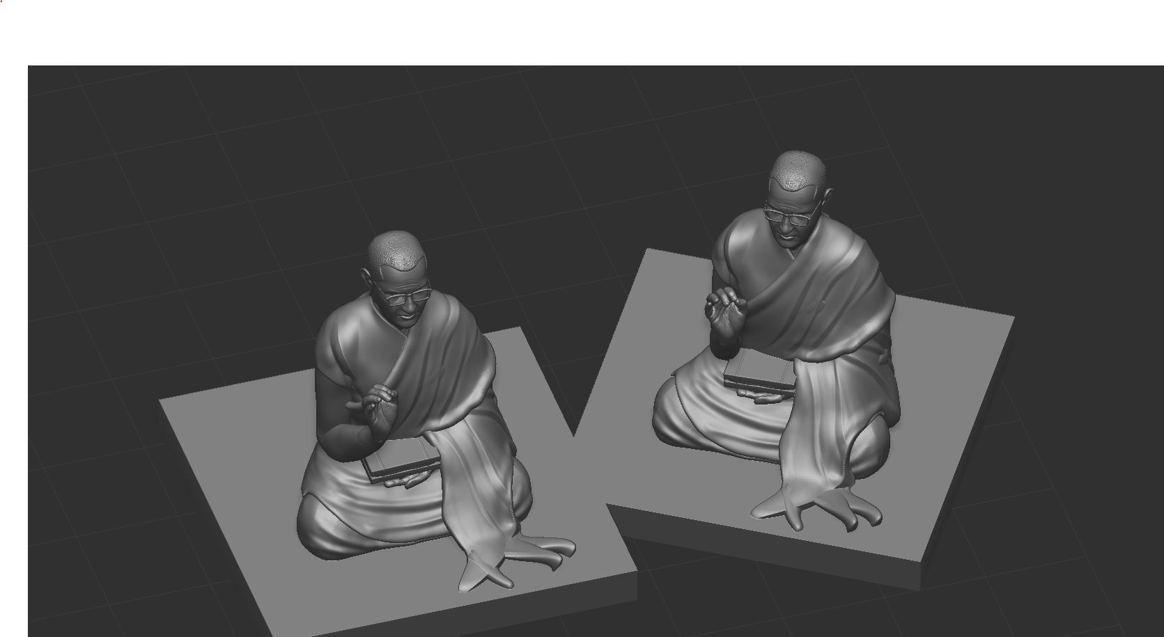 Holiness Sakya Trizen 3D print model_3