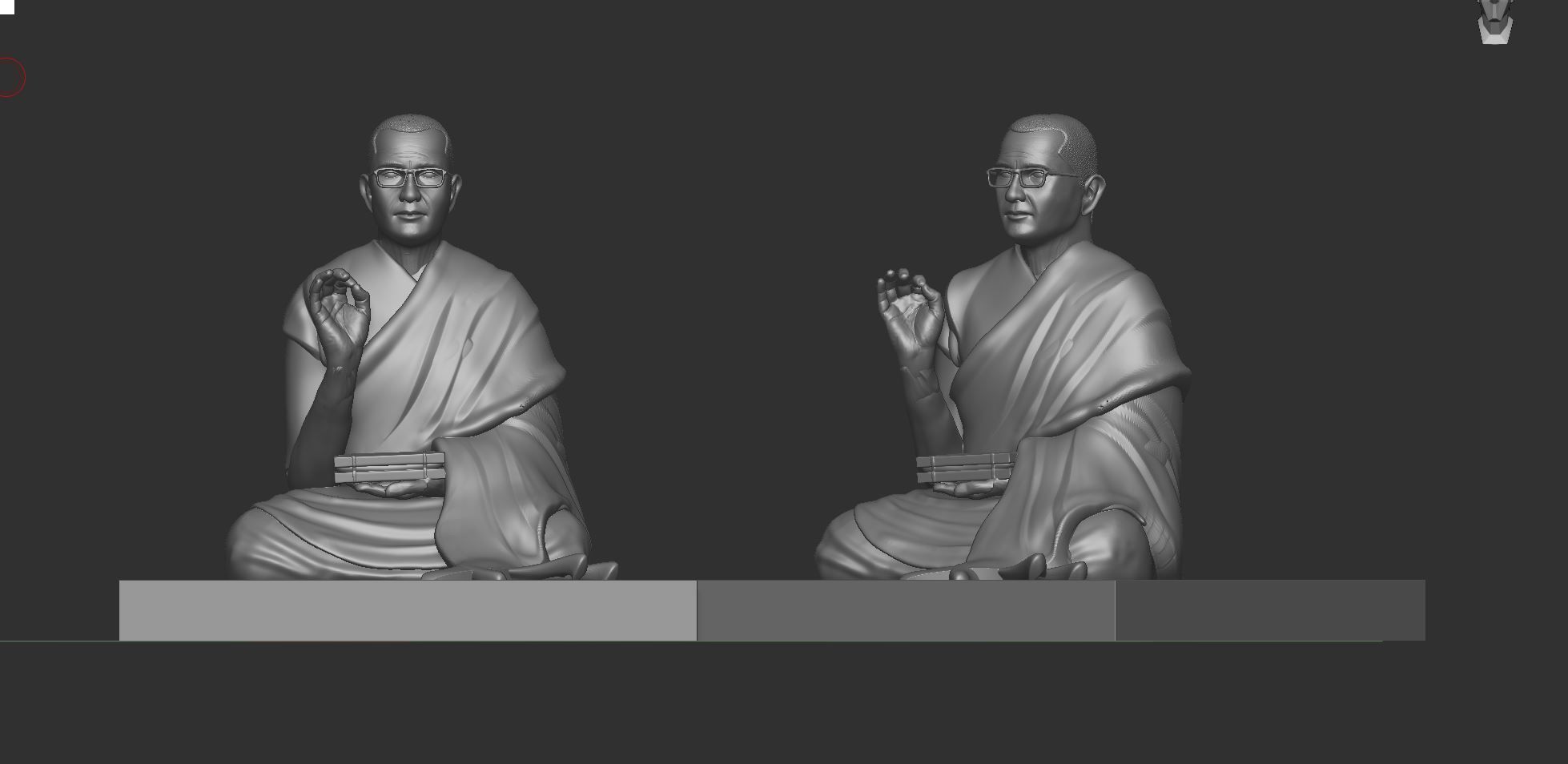 Holiness Sakya Trizen 3D print model_1