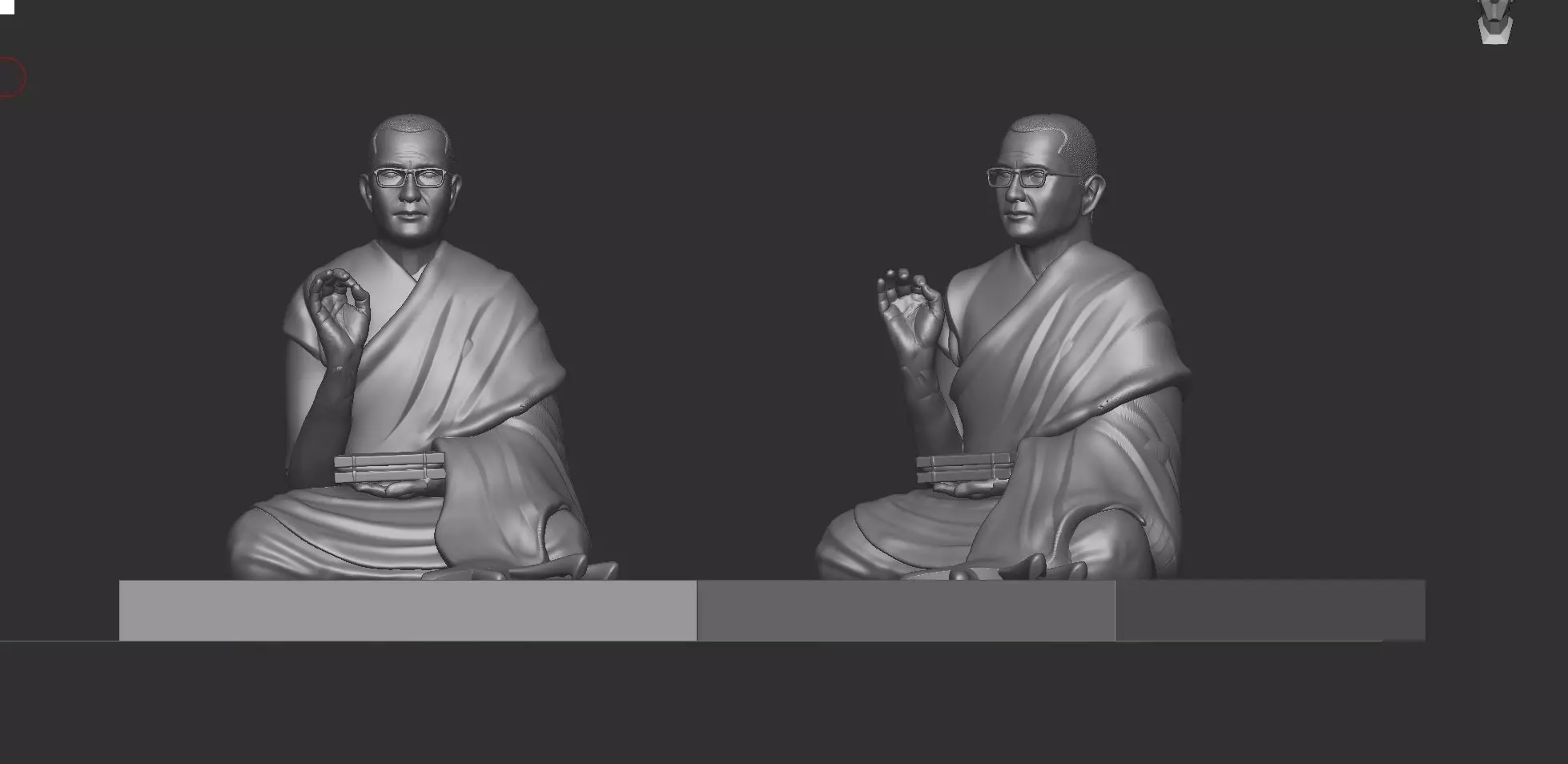 Holiness Sakya Trizen 3D print model_0