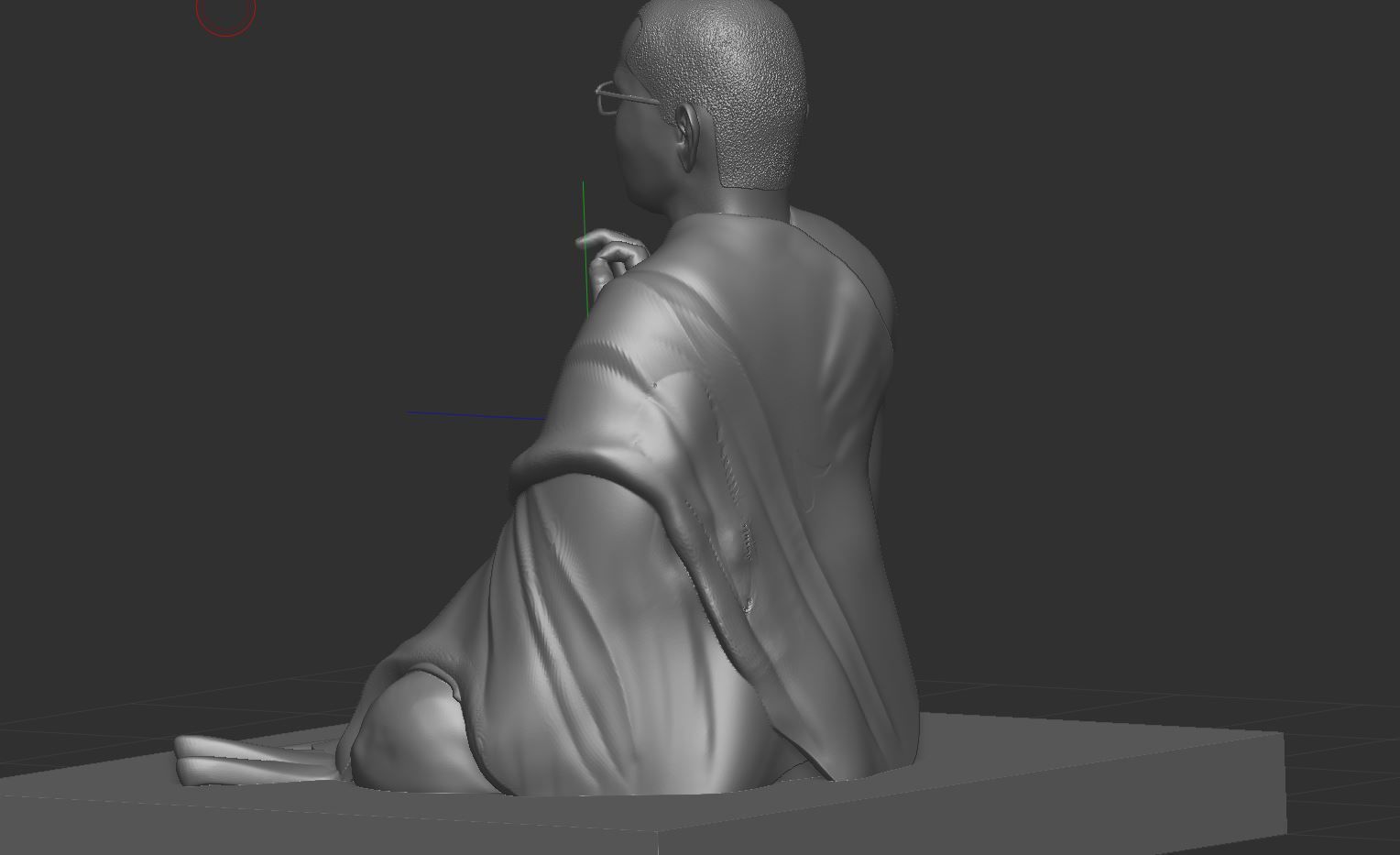 Holiness Sakya Trizen 3D print model_12
