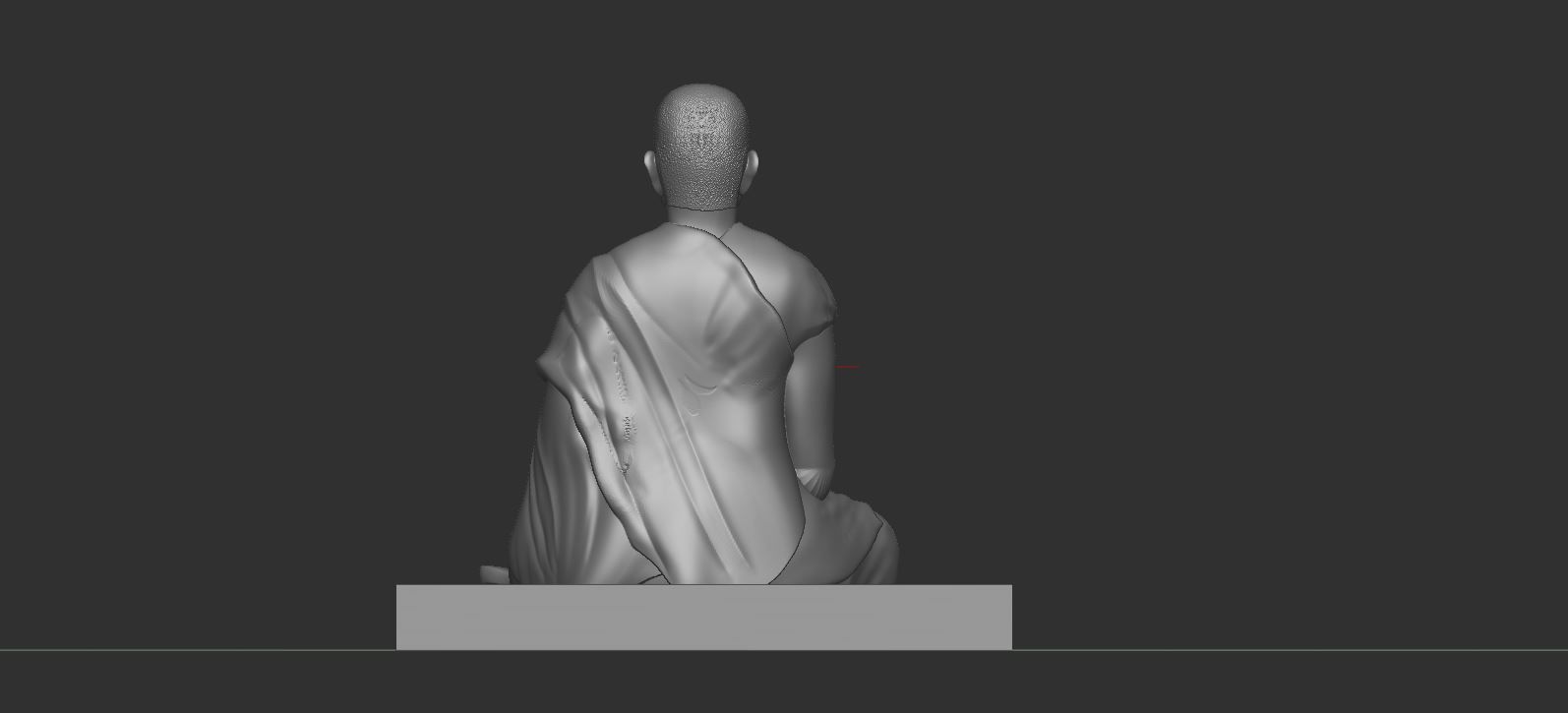 Holiness Sakya Trizen 3D print model_9