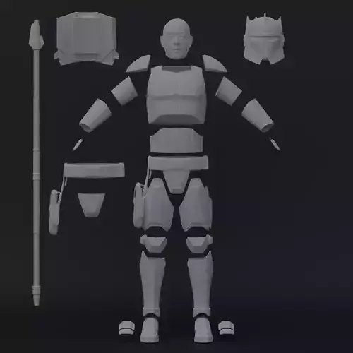 Moff Gideon armor - One12 - STL files
